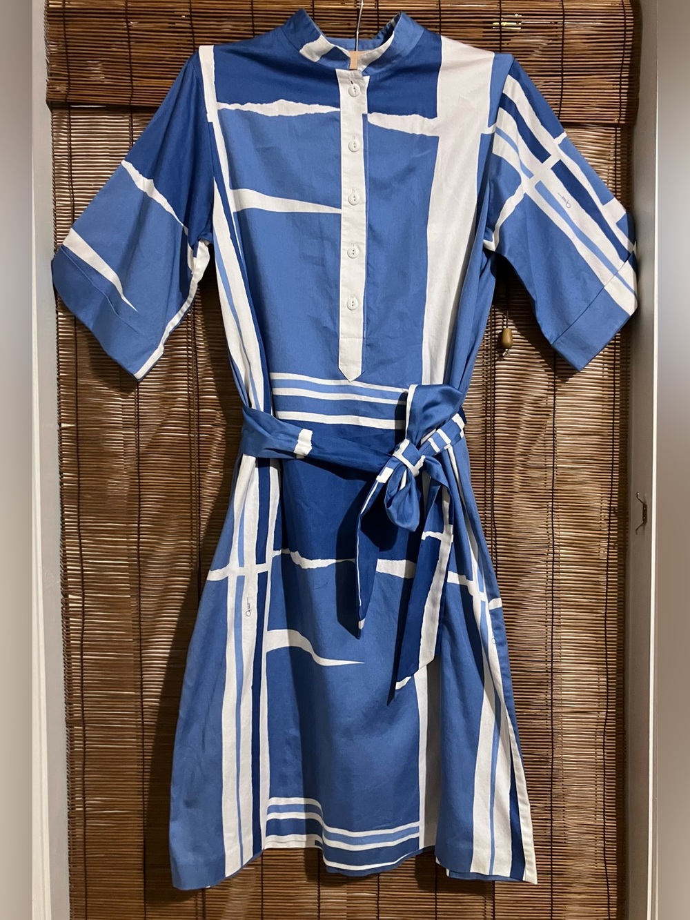 Vintage 70's Catherine Ogust Signed Print Cotton Dress sold by the Tog Shop - Picture 2 of 11